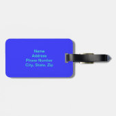 カスタムノーザンライツラゲッジタグ ラゲッジタグ (裏面横)