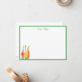 カスタムノートカードグラジオラス ノートカード (正面/裏面インサイチュ)