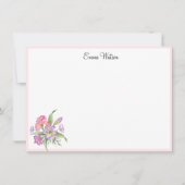 カスタムノートカード – フローラブーケ ノートカード (正面)