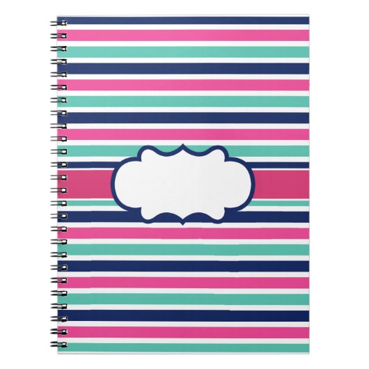 カスタムノートパーソナライズされたネームバインダースクール ノートブック (正面)