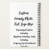 カスタムノートブック – 履歴GIFのパーソナライズされた作成 ノートブック (裏面)