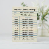 カスタムノートブックLINEライブラリ サンキューカード (スタンド正面)