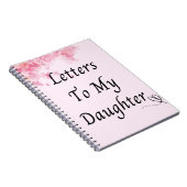 カスタムノート |娘への手紙フローラ ノートブック (右側)