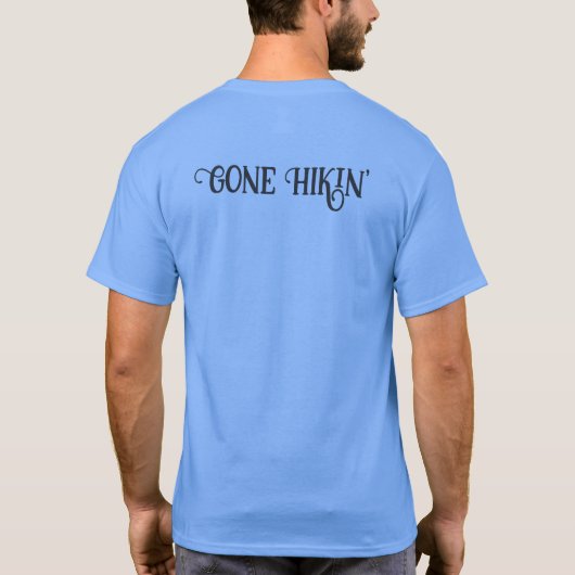 カスタムハイキングロゴTシャツ Tシャツ (裏面)