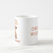 カスタムハイランド牛を愛する女の子だけ コーヒーマグカップ (中央)