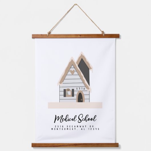 カスタムハウスメディカルトレーニングジャーニー 吊り下げ型タペストリー (正面)