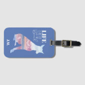 カスタムハウンドビーチシーンラゲージタグ ラゲッジタグ (正面横)