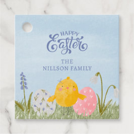 カスタムハッピーイースターかわいい フェイバータグ