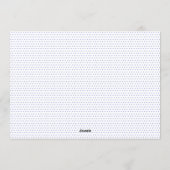 カスタムハッピーイースターバニーイースター シーズンカード (裏面)