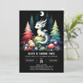 カスタムハッピードラゴン誕生日 招待状 (スタンド正面)