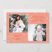 カスタムハッピーニューイヤーの写真グリーティング シーズンカード (正面)