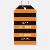 カスタムハッピーハローウィン当事者の好意ギフトラベル ギフトタグ (正面)