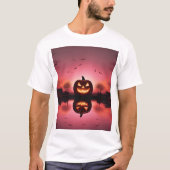 カスタムハッピーハローウィンTシャツ Tシャツ (正面)