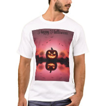 カスタムハッピーハローウィンTシャツ