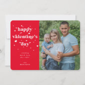 カスタムハッピーバレンタインデー写真 シーズンカード (正面)
