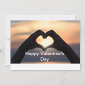 カスタムハッピーバレンタインデー写真 シーズンカード (正面)