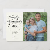 カスタムハッピーバレンタインデー写真 シーズンカード (正面)