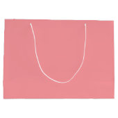 カスタムハッピーバレンタインデー名前をカスタムする ラージペーパーバッグ (裏面)