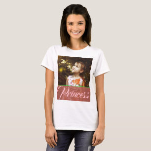 カスタムハッピーバースデープリンセスtシャツ tシャツ