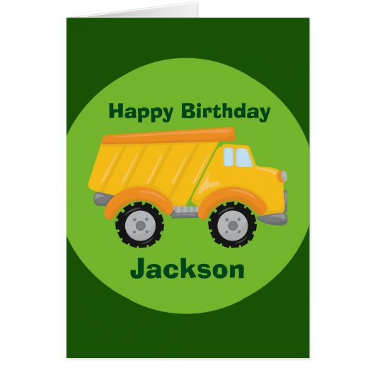 カスタムハッピーバースデー建築トラック (正面)