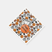 カスタムハッピーバースデー スタンダードカクテルナプキン (角)