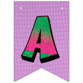 カスタムハッピーバースデー バンティングフラッグ (第3の旗)