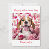 カスタムハッピービーグルバレンタイン シーズンカード (正面)