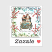 カスタムハッピーホリデーズシック素朴ヴィンテージエフェメラ シール (シート)