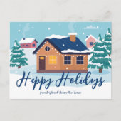 カスタムハッピーホリデ実在ーズエステート ポストカード (正面)