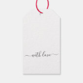 カスタムハッピーマザーズデイジョシュアツリーB&W ギフトタグ (裏面)