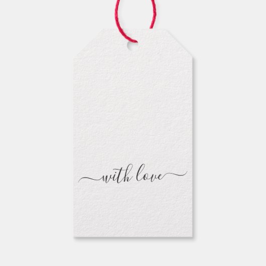 カスタムハッピーマザーズデイジョシュアツリーB&W ギフトタグ (裏面)