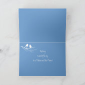 カスタムハッピーマザーズデイ特別な友人2羽の鳥 カード (内部)