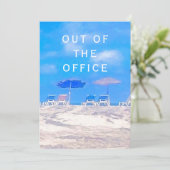 カスタムハッピーリタイアパーティの招待状 (スタンド正面)