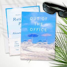 カスタムハッピーリタイアパーティの招待状