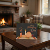 カスタムハッピー感謝祭 シーズンポストカード