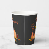 カスタムハッピー感謝祭 紙コップ (右)