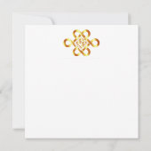 カスタムハッピー旧正月2023うさぎ挨拶 カード (裏面)