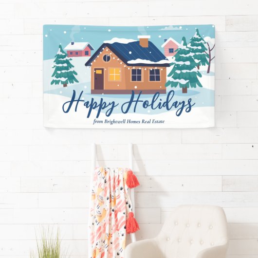 カスタムハッ実在プホリデーズ会社パーティー 横断幕 (インサイチュ)