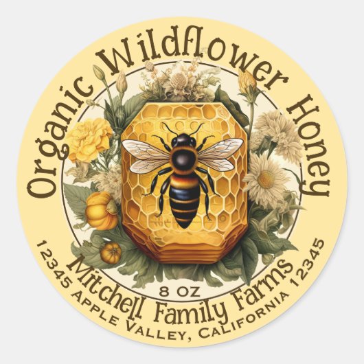 カスタムハニーシール ラウンドシール (正面)