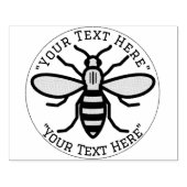 カスタムハニービーゴムスタンプ ラバースタンプ (インプリント)