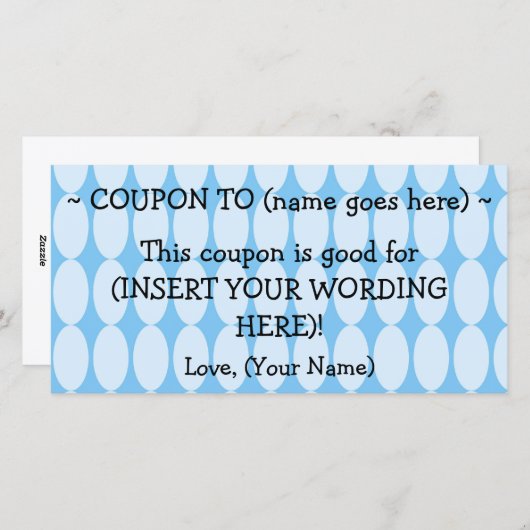 カスタムハヌッカギフトクーポン シーズンカード (正面/裏面)