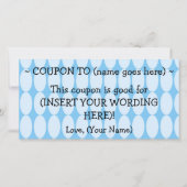 カスタムハヌッカギフトクーポン シーズンカード (正面)