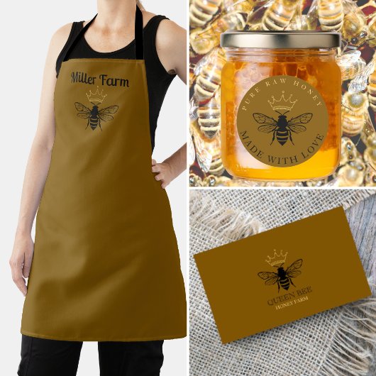 カスタムハネビーアピアリストビーキーパーシェフファーム エプロン