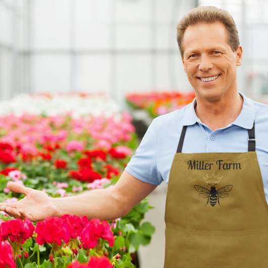 カスタムハネビーアピアリストビーキーパーシェフファーム エプロン