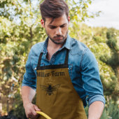 カスタムハネビーアピアリストビーキーパーシェフファーム エプロン