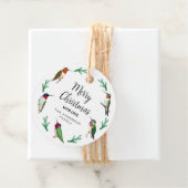 カスタムハミングバーズクリスマス フェイバータグ (インサイチュ)