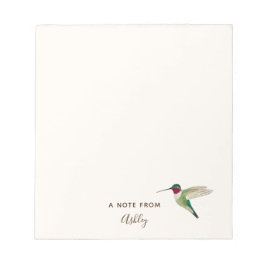 カスタムハミングバードのメモ帳 ノートパッド