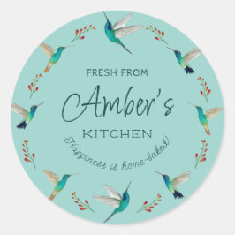 カスタムハミングバードシール ラウンドシール