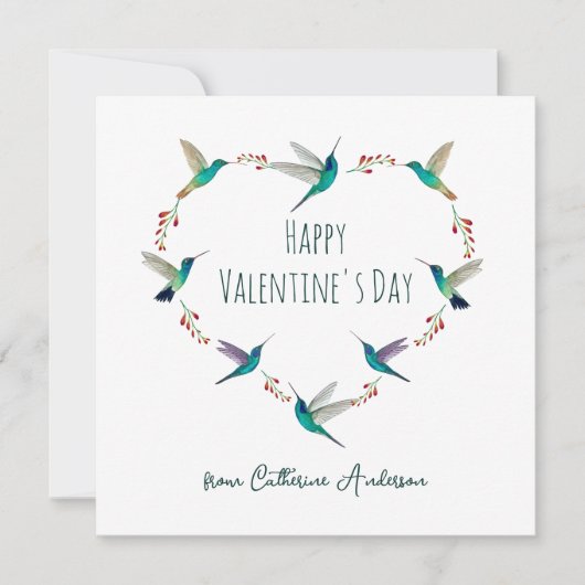 カスタムハミングバードハート シーズンカード (正面)