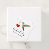 カスタムハミングバードメッセージカード フェイバータグ (インサイチュ)